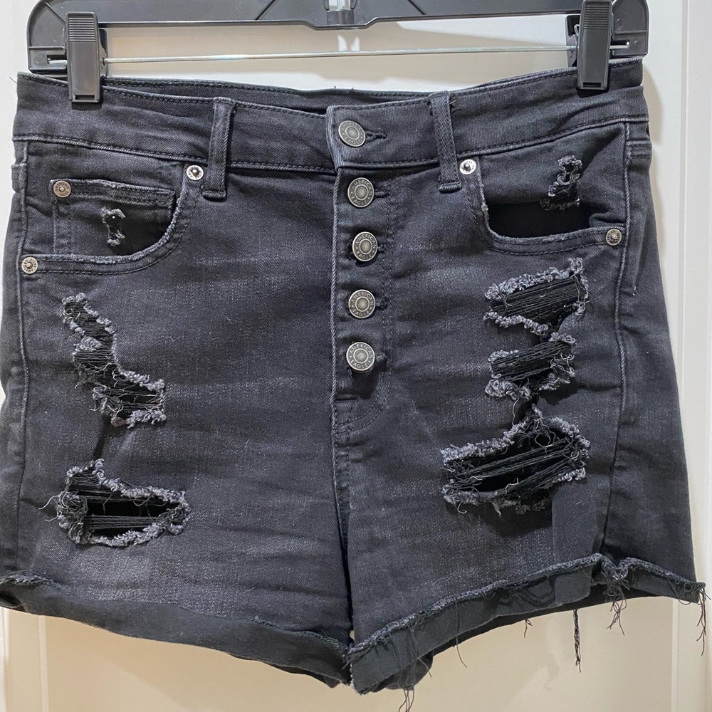 American Eagle Black jean Shorts